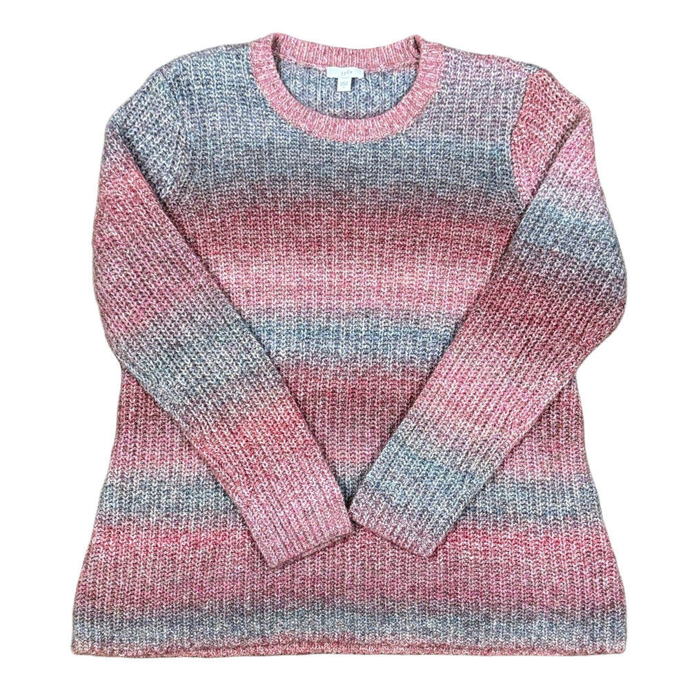 J. Jill Multicolor Ombré Women's Crewneck Sweater SKU1282